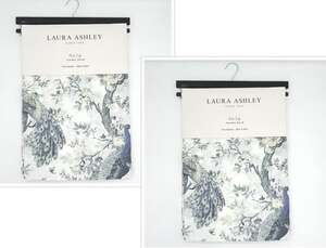 Laura Ashley Belvedere Peacock Window Curtains Panel 2 Sets Blue Turquoise 38x84
